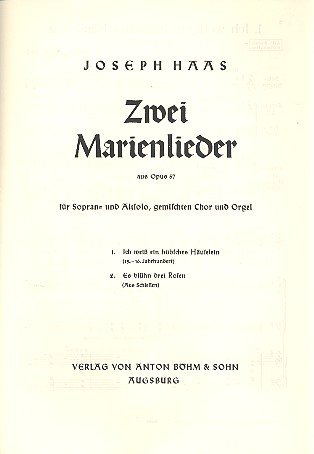 2 Marienlieder op.57