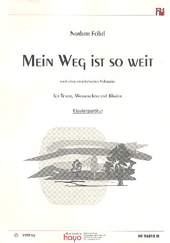 Mein Weg ist so weit für Tenor,