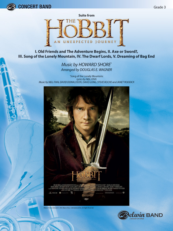 Hobbit Unexpected Jour Suite (c/b score)