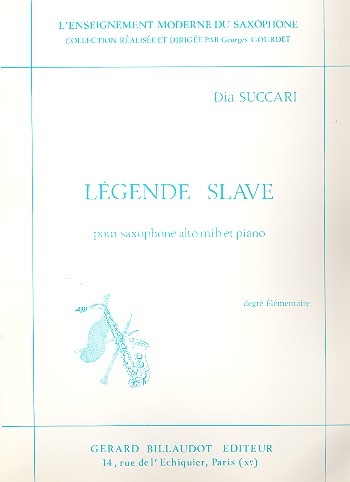 Legende slave pour saxophone alto et