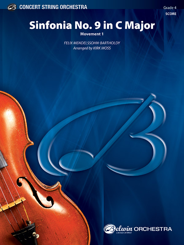 Sinfonia No 9 In C Major (s/o score)