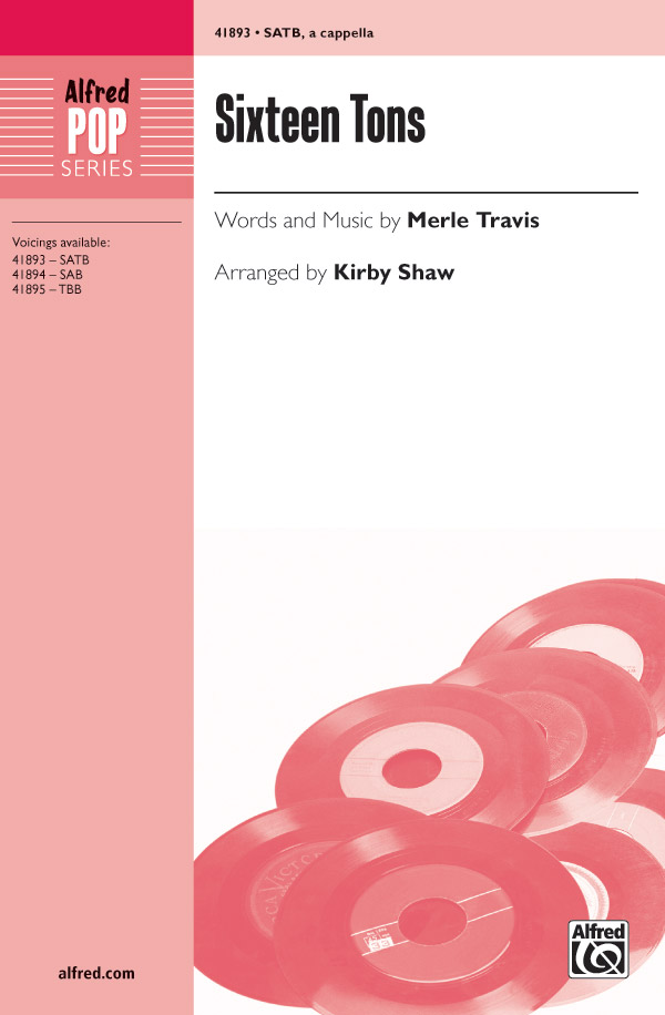 Sixteen Tons SATB A Cap