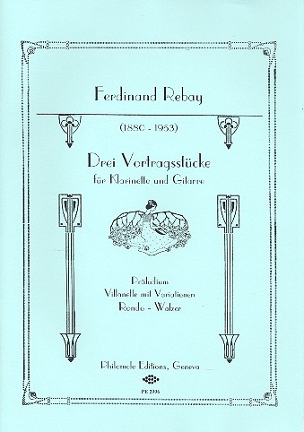 3 Vortragsstücke für Klarinette und Gitarre