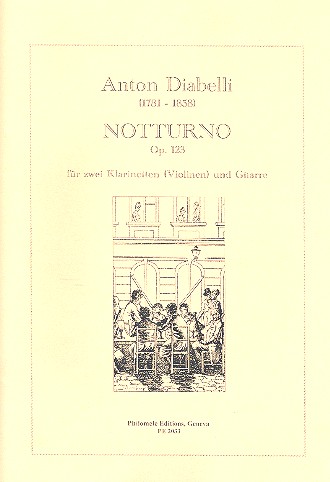Notturno op.123 für 2 Klarinetten (Violinen)