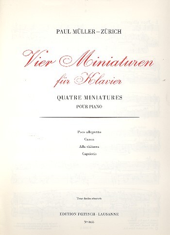 4 Miniaturen