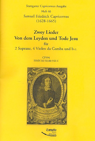2 Lieder von dem Leyden und Tode Jesu