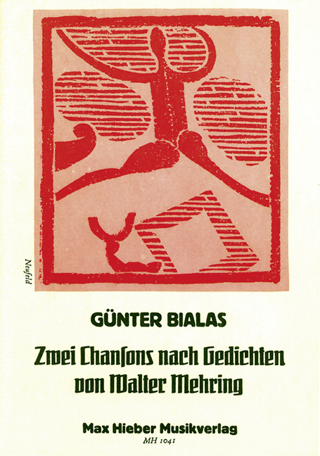 2 Chansons nach Gedichten von Walter Mehring