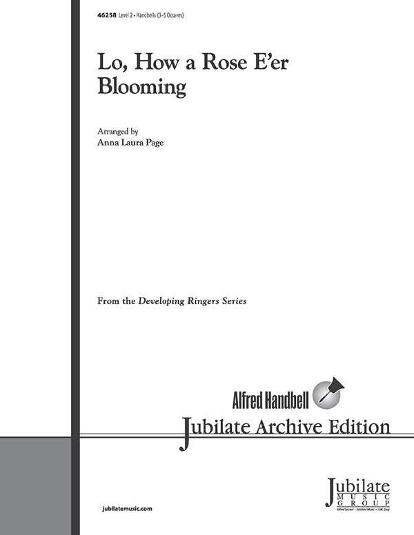 Lo How A Rose E'er Blooming (handbells)