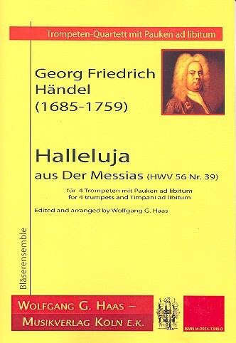 Halleluja HWV56,39 für 4 Trompeten