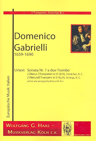 Sonata Nr.7 a due Trombe für 2 Trompeten,