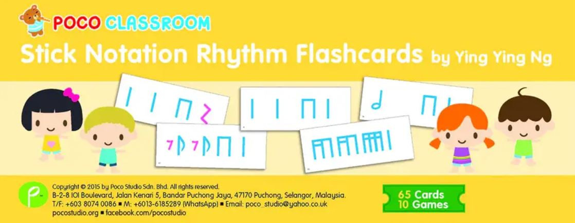 Stick Notation Rhythm Flashcard