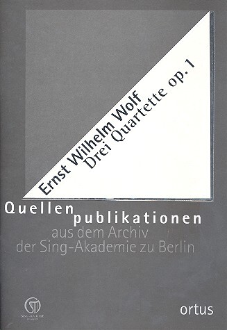 3 Quartette op.1 für 2 Violinen, Viola