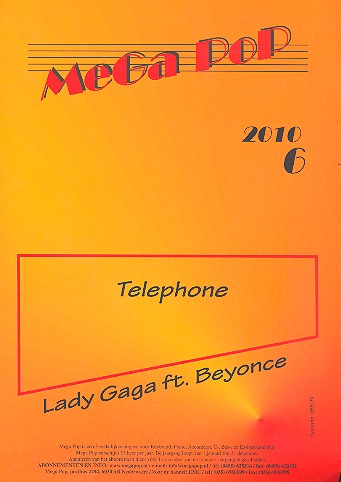 Telephone: für Klavier (Gesang/Gitarre)