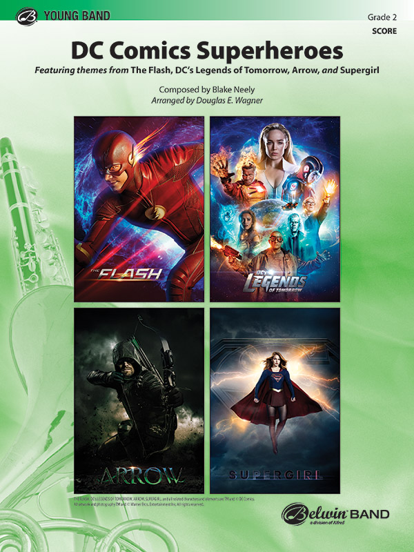 DC Comics Superheroes (c/b score)