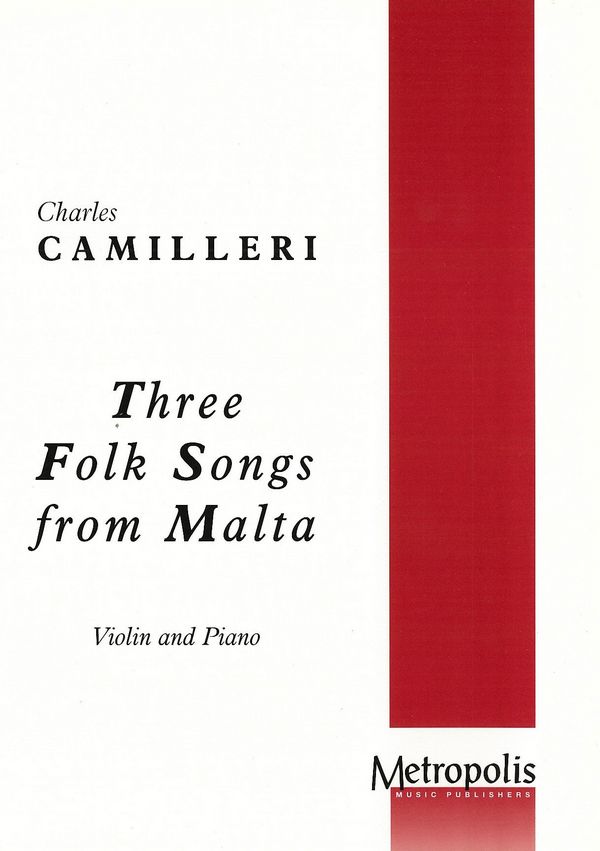 3 Folk Songs from Malta: for violin