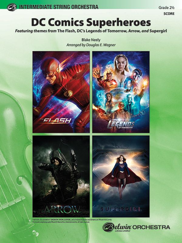 DC Comics Superheroes (c/b score)