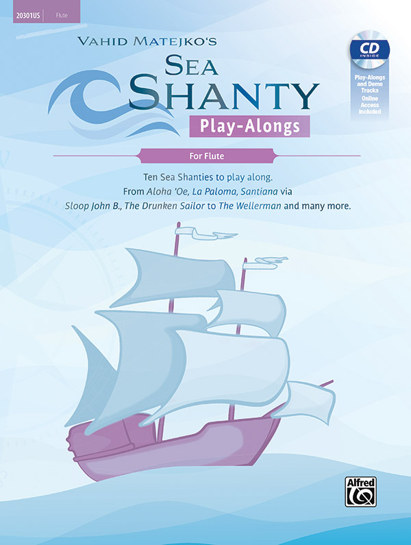 Sea Shanty Play-Alongs for Flute (Bk/CD)