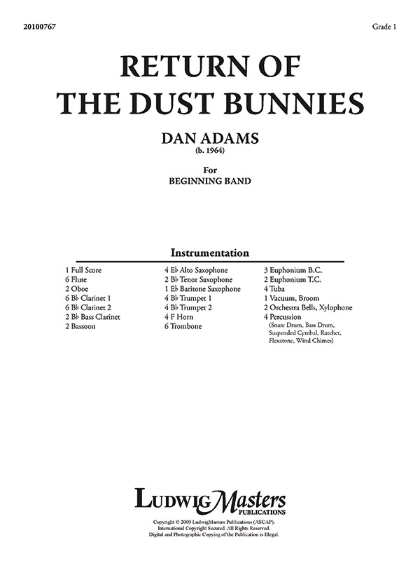 Return Of The Dust Bunnies (c/b)