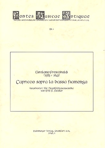 Capriccio sopra la bassa fiamenga