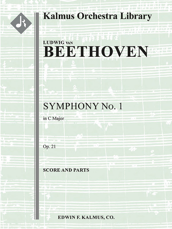 Symphony No. 1 in C, op 21 (f/o)