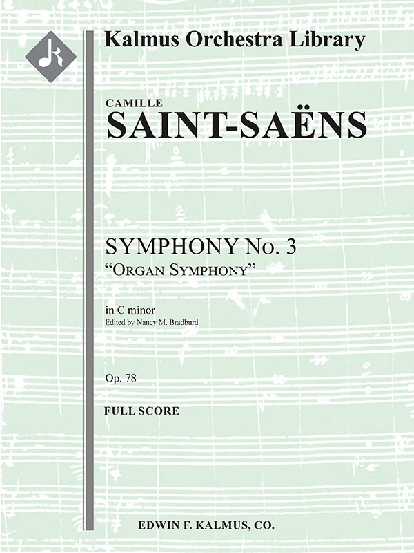 Organ Symphony No 3 op 78 (f/o score)