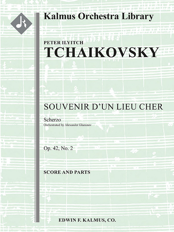 Souvenir d'un Lieu Cher, Op 42/2 (f/o)