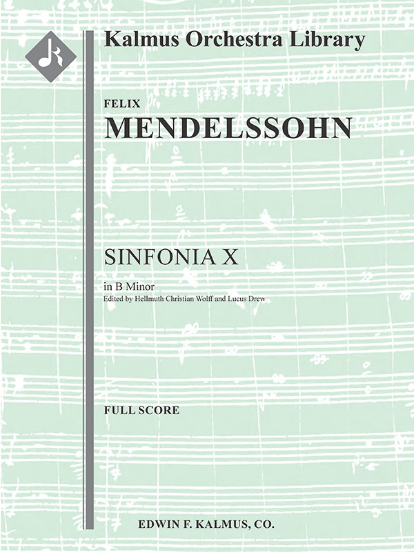 Sinfonia No. 10 in B min (s/o sc)