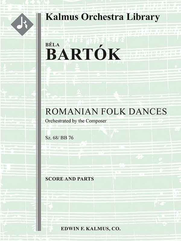 Romanian Folk Dances, Sz. 68/ Bb 76(f/o)