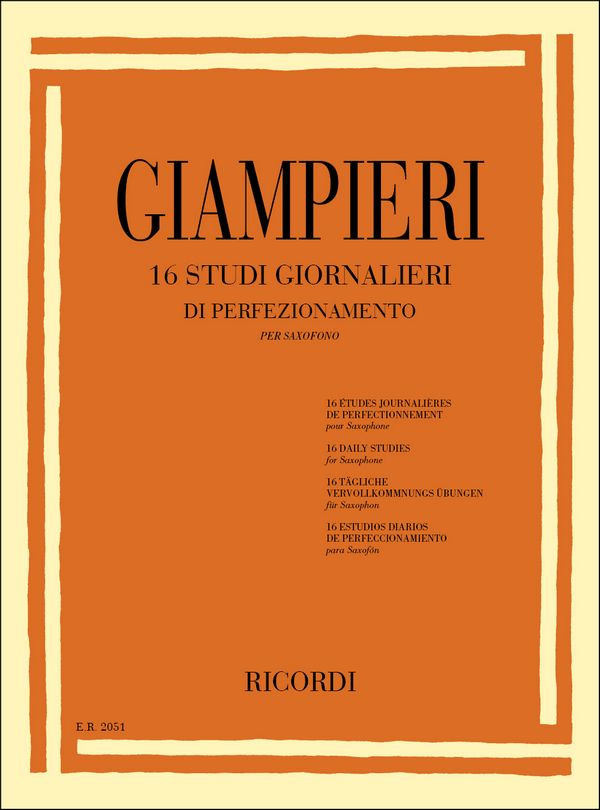 16 Studi giornalieri di perfezionamento