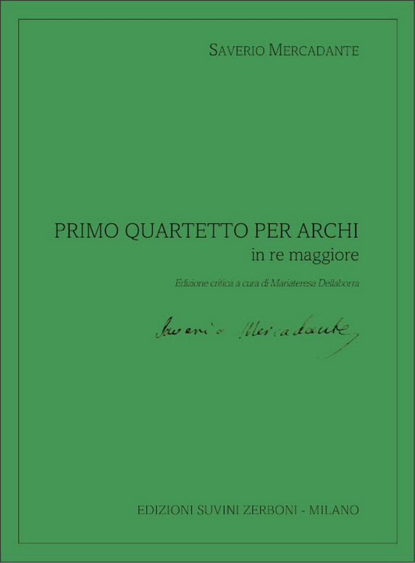Quartetto per Archi N. 1 in re maggiore