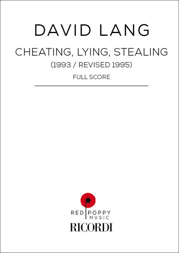 Cheating, Lying, Stealing