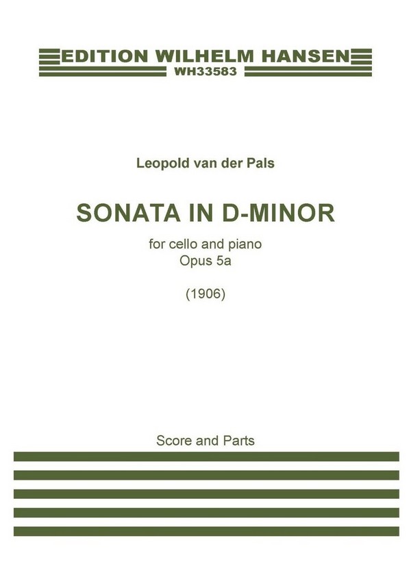 Sonata in D-minor for cello and piano Op. 5a