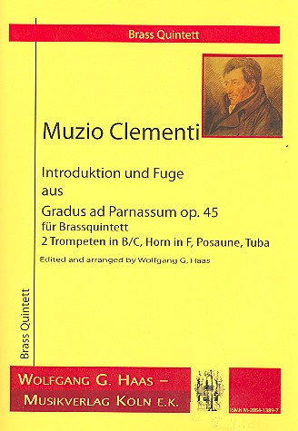 Introduktion  Fuge für 2 Trompeten,
