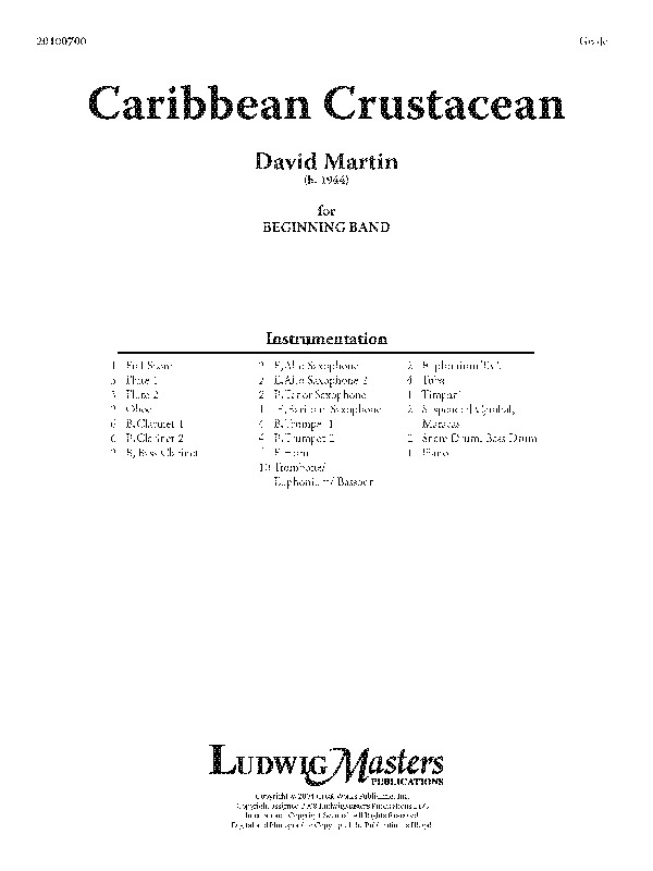 Caribbean Crustacean (c/b sc)