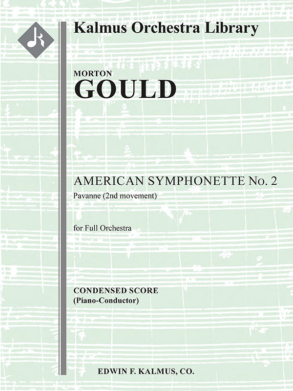 American Symphonette 2 Pavanne (pno red)