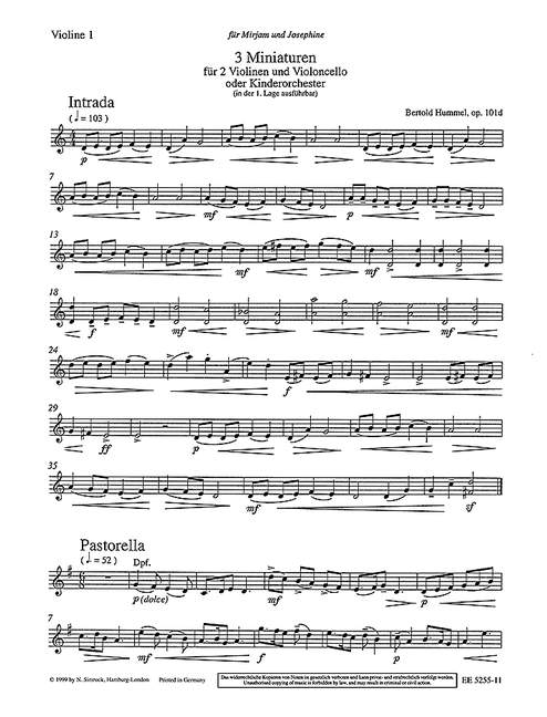 3 Miniaturen op.101d