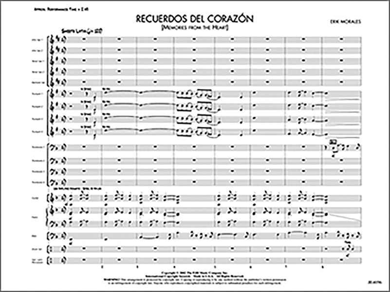Recuerdos del coraz (j/e score)