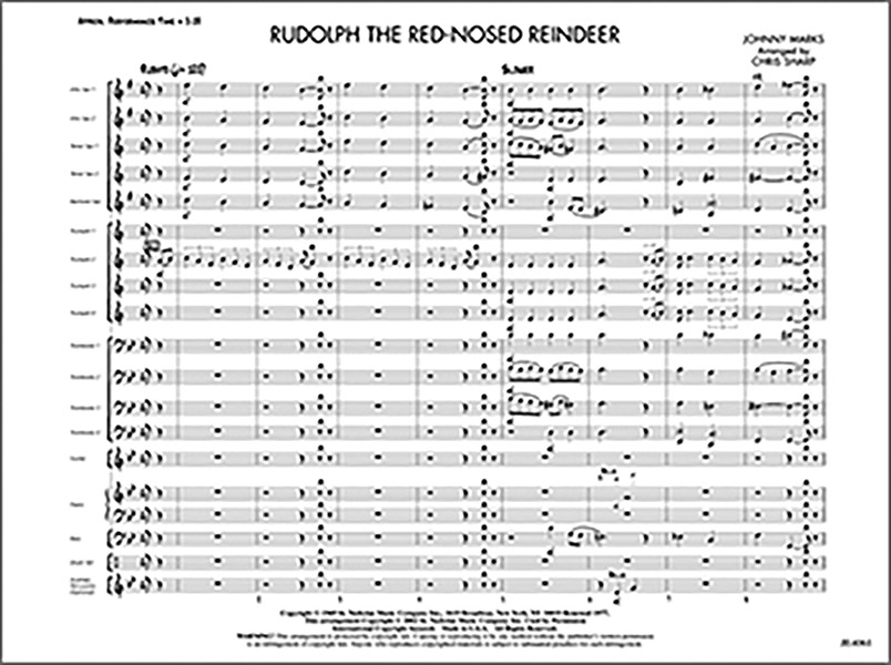 Rudolph the Red-Nosed Reindeer (j/e sc)