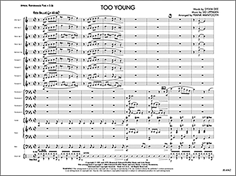 Too Young (j/e score)