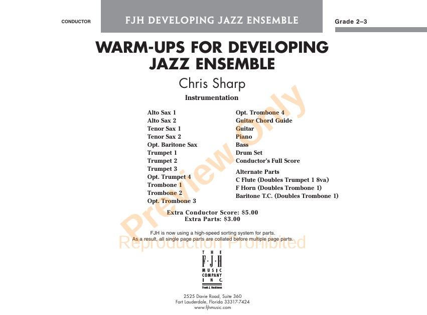 Warm-Ups for Developing j/e (sc)