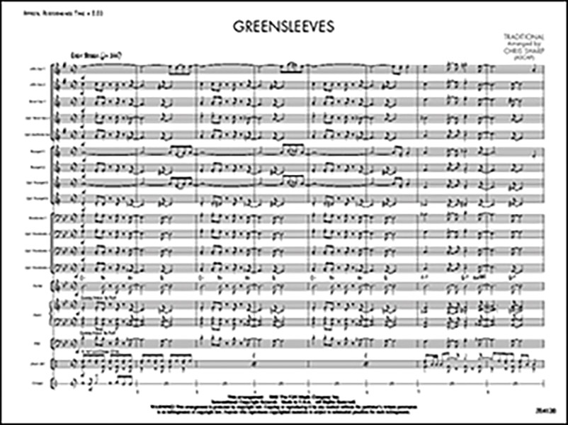 Greensleeves (j/e score)