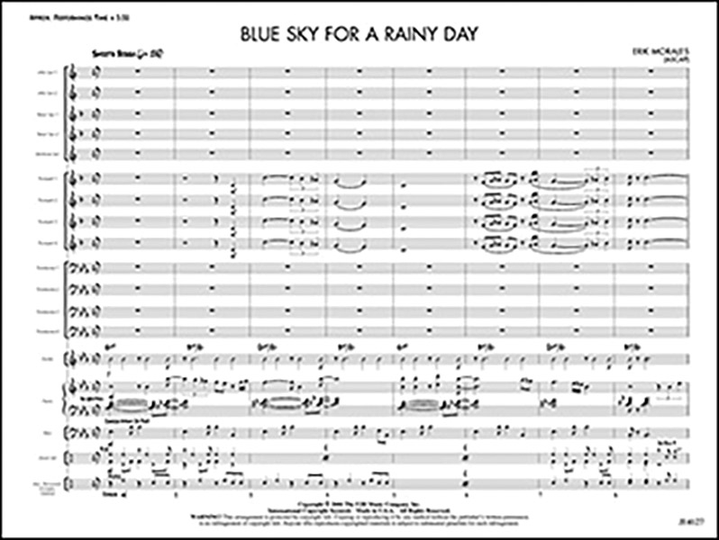 Blue Sky for a Rainy Day (j/e score)