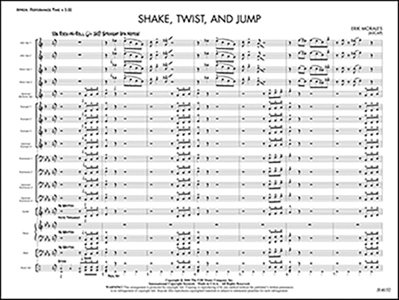 Shake, Twist, & Jump (j/e score)
