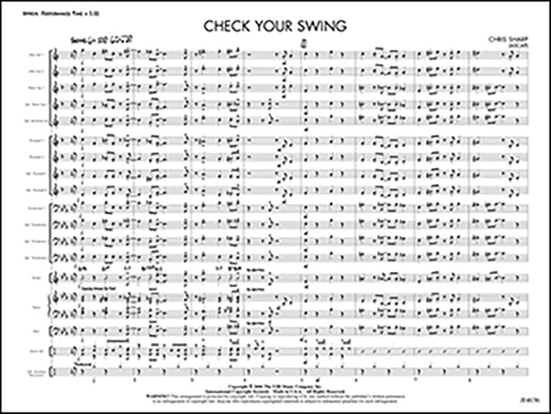 Check Your Swing (j/e score)