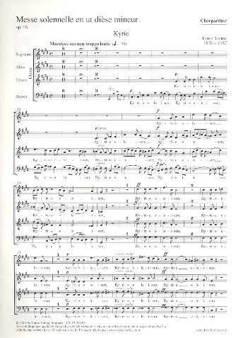 Messe solonelle en ut diese mineur cis-Moll op.16