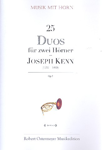 25 Duos op.2 für 2 Hörner