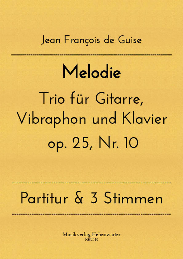 Melodie Trio op. 25, Nr. 10