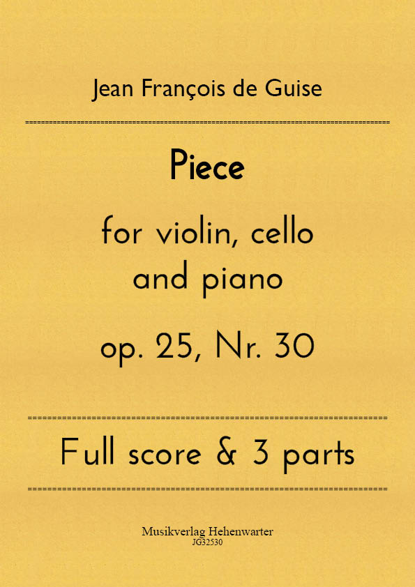 Piece op. 25, Nr. 30