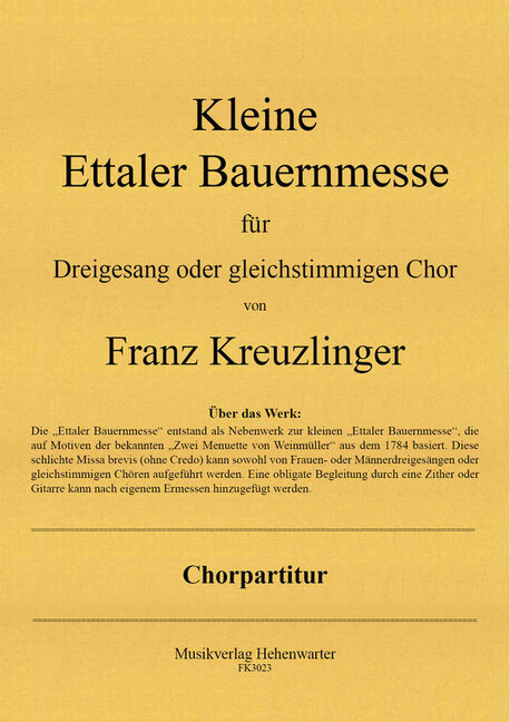 Kleine Ettaler Bauernmesse