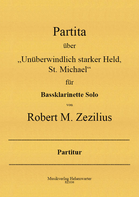 ?Unüberwindlich starker Held, St. Michael? für Bassklarinette Solo